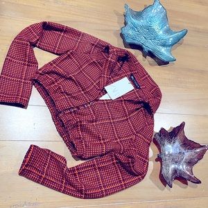 Zara cropped collared button down top NWT